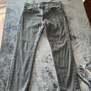 ✨LEVI’S PREMIUM Skinny Jeans Women’s 36x29 Gray Denim Water<Less Stretch Red Tab